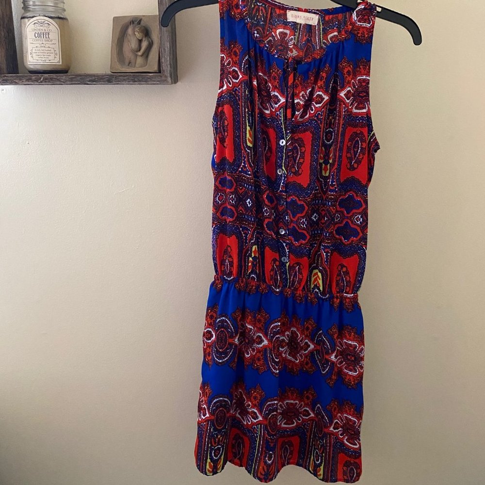 Patterned Multi-Color Boutique Dress